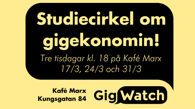 studiecirkel om gigekonomin